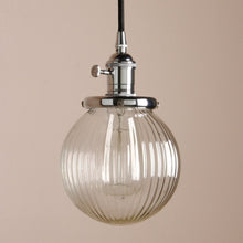 Load image into Gallery viewer, Vintage Textured Glass Globe Pendant Lights