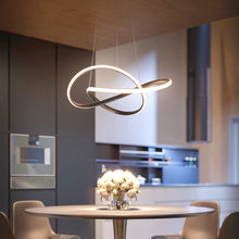 Charger l'image dans la galerie, Modern LED Ribbon Chandelier