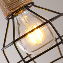 Load image into Gallery viewer, Vintage Rope Pendant Light