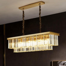 Charger l'image dans la galerie, Modern Glass Crystal Chandelier
