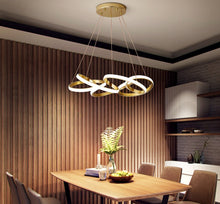 Charger l'image dans la galerie, Modern kitchen led curved chandelier