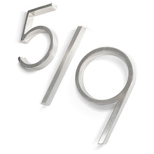 Charger l'image dans la galerie, Numéros de maison modernes argentés