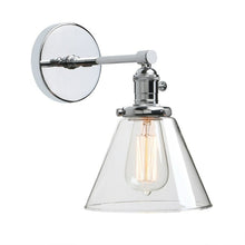 Load image into Gallery viewer, Chrome Vintage Wall Sconce