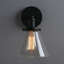 Load image into Gallery viewer, Matte Black Modern Farmhouse Wall Light