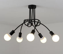 Load image into Gallery viewer, Black Vintage Ceiling Light fixture