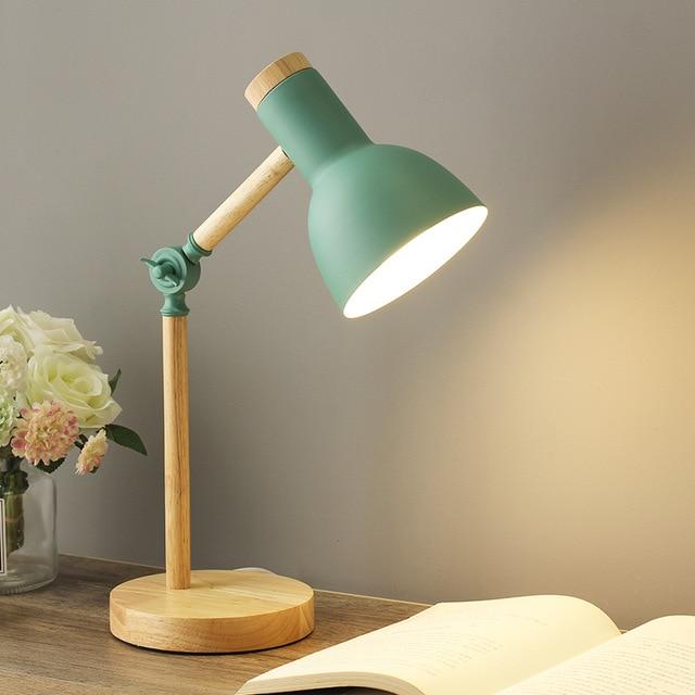 Nordic Wood Desk Lamp