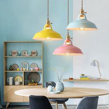 Load image into Gallery viewer, vintage colorful retro pendant lights

