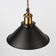 Load image into Gallery viewer, Vintage Black and Copper Pendant Light