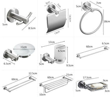 Load image into Gallery viewer, Stainless Steel Bathroom Hardware Set