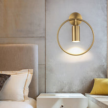 Cargar imagen en el visor de la galería, Ultra Modern Circular Wall Sconce with LED bulb