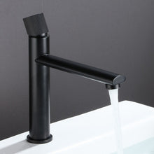 Charger l'image dans la galerie, Modern black slim profile bathroom faucet