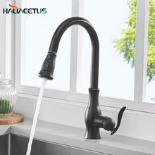 Load image into Gallery viewer, Matte Black Sprayer Kitchen Faucet