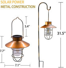 Charger l'image dans la galerie, Lanterne solaire suspendue d'extérieur