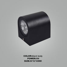 Charger l'image dans la galerie, round outdoor LED wall light