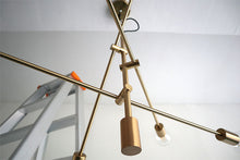 Load image into Gallery viewer, Modern Angled Multi-Bulb Pendant Light Fixture