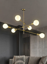 Load image into Gallery viewer, Modern Angled Multi-Bulb Pendant Light Fixture