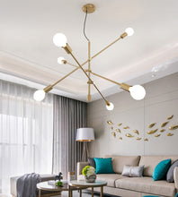 Load image into Gallery viewer, Modern Angled Multi-Bulb Pendant Light Fixture
