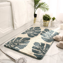 Charger l'image dans la galerie, tropical banana leaf bathroom mat