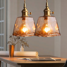 Load image into Gallery viewer, Vintage Hand-Blown Glass Pendant Lights