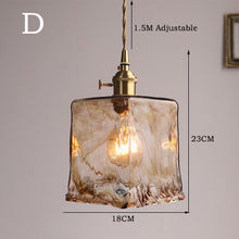 Load image into Gallery viewer, Vintage Hand-Blown Glass Pendant Lights