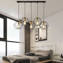 Load image into Gallery viewer, Celeste - Vintage Iron Frame Light Fixture