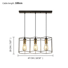 Load image into Gallery viewer, Celeste - Vintage Iron Frame Light Fixture