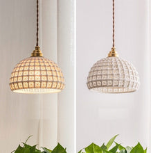 Charger l'image dans la galerie, Suspension en céramique tissée