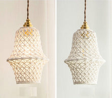 Charger l'image dans la galerie, Suspension en céramique tissée