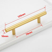 Charger l'image dans la galerie, Poignées d'armoires et de tiroirs modernes noires et dorées