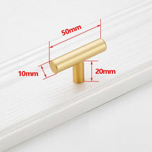 Charger l'image dans la galerie, Poignées d'armoires et de tiroirs modernes noires et dorées