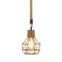 Load image into Gallery viewer, Vintage Rope Pendant Light