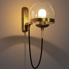 Load image into Gallery viewer, Vintage Brass Wall Sconces