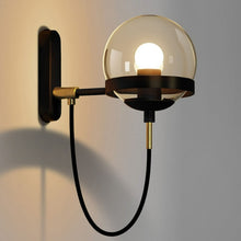 Load image into Gallery viewer, Black Rustic Industrial Wall Lamps