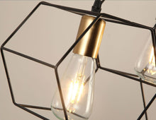 Load image into Gallery viewer, Celeste - Vintage Iron Frame Light Fixture