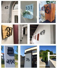 Load image into Gallery viewer, Modern House Numbers