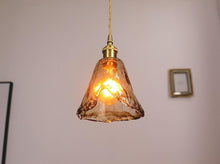 Load image into Gallery viewer, Vintage Hand-Blown Glass Pendant Lights