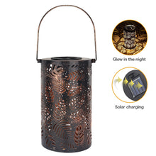Load image into Gallery viewer, Jamila - Leaf Pattern Shadow Cast Lantern