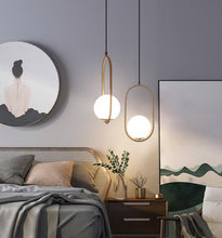 Load image into Gallery viewer, Modern frosted glass globe pendant lights