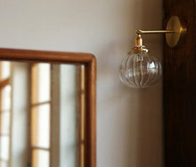 Load image into Gallery viewer, Japanese Vintage Glass Wall Light