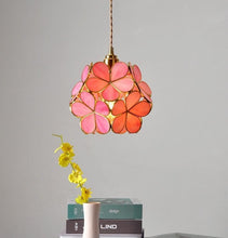 Load image into Gallery viewer, Glass Flower Pendant Light