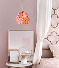 Load image into Gallery viewer, Colorful Brass Glass Flower Pendant Lights