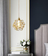 Load image into Gallery viewer, Glass Flower Pendant Light