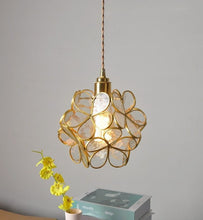 Load image into Gallery viewer, Transparent Glass Flower Pendant Lights