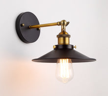 Load image into Gallery viewer, Black Industrial Vintage Wall Lamp