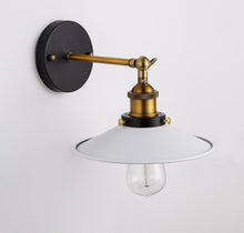 Load image into Gallery viewer, White Brass retro Industrial Vintage Wall Lamp