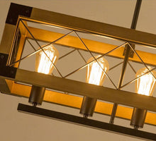 Load image into Gallery viewer, Rustic Wood Chandelier