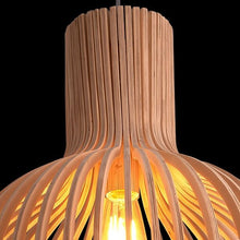 Load image into Gallery viewer, Handcrafted Wood Pendant Lights
