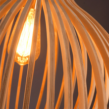 Load image into Gallery viewer, Handcrafted Wood Pendant Lights