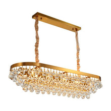 Charger l'image dans la galerie, Lustre en cristal de verre et gouttelettes