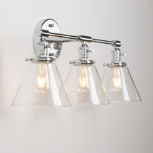 Load image into Gallery viewer, Three-Bulb Finley Vintage Wall Sconce